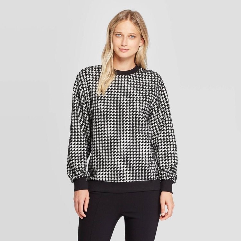 Sale! Houndstooth Sweat Shirt